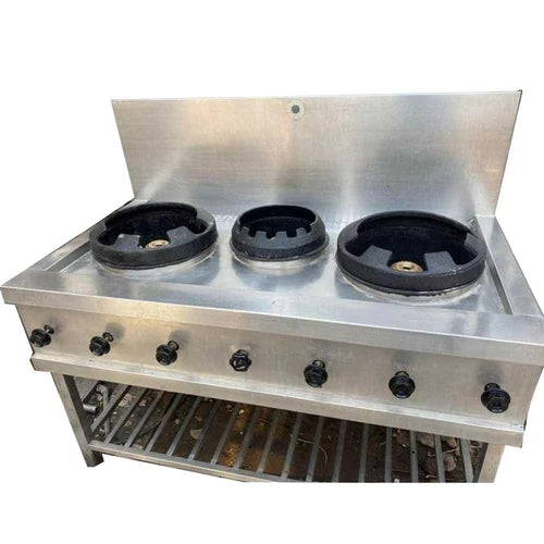 Three Burner Chinese Range
